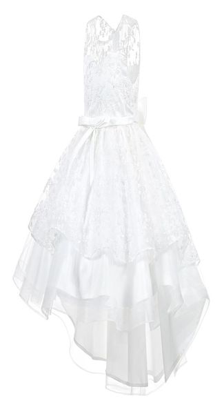 

girls039 dresses fashion princess children039s skirt trend breathable lace mesh flower embroidery clothing 12437461138, White;blue