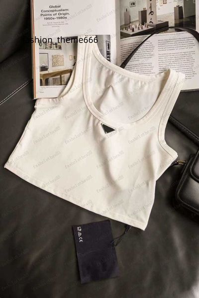 

summer white women tees crop embroidery off shoulder black tank casual sleeveless backless shirts luxury designer solid color vest