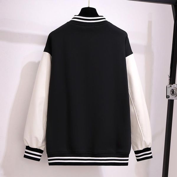 

coats new 2022 autumn winter plus size women clothing jacket long sleeve loose veet warm cotton button coat 3xl 4xl 5xl 6xl 7xl, Black