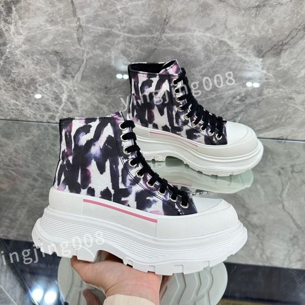 

new designer brand shoe for men women fashion embossed grained calf leather platform runner trainers sneakers xinshidai230407, Black