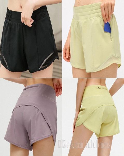 

2021 womens 33 yoga shorts pants pocket quick dry gym sport outfit high-quality style summer dresses elastic waist undefined lemens 45nh#399