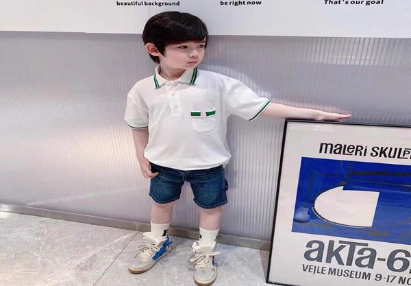 

baby boys polo clothes 2021 summer kids boy short sleeve cotton casual t shirt children clothing8029211, Blue