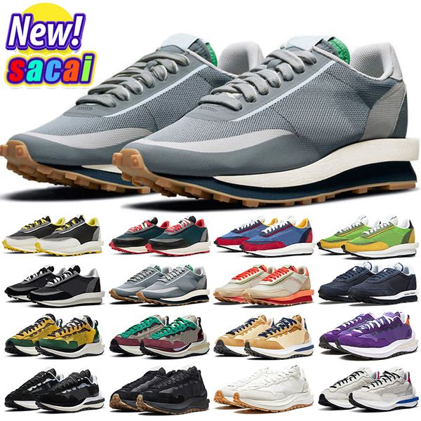 

designer running shoes sacais black white gum running shoes fashion ld ldv waffle vapourwaffle fragment cool grey 2.0 kiss of death sneaker