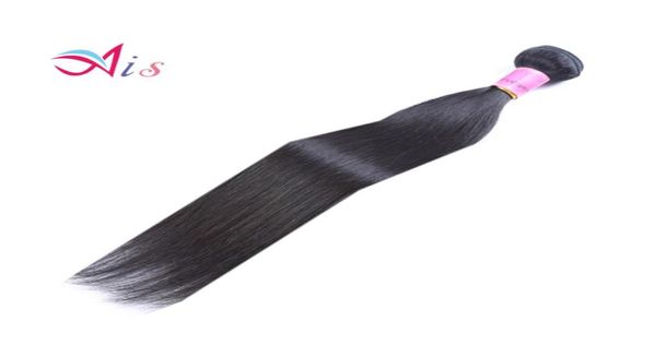 

straight natural 1b color 1pc brazilian peruvian indian malaysian virgin human hair bundles weaves extensions hight quality7076242, Black