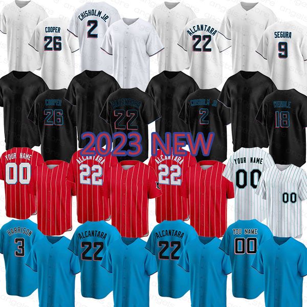 

custom baseball jersey 15 brian anderson 25 lewis brinson 5 jon berti 24 jesus aguilar 52 anthony bass 6 starling marte, Blue;black