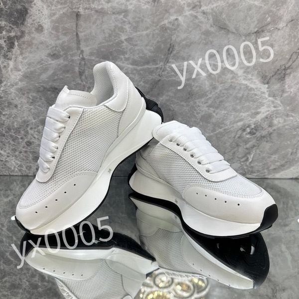 

2023 designer flat sneaker casual shoe calfskin leather white letter overlays platform fashion sneakers size 35-46 xsd230404, Black