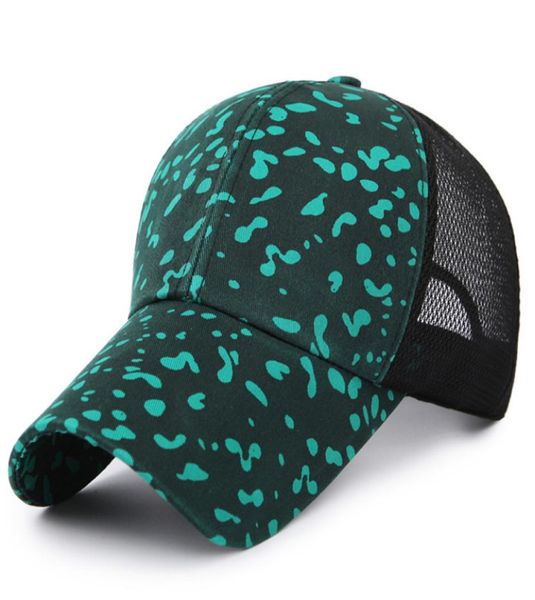 

5 color dot ponytail baseball cap messy buns hat trucker pony caps visor cap dad hat washed summer outdoor snapbacks wholes8352492, Yellow