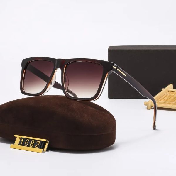 

retro polarized sunglasses for men and women - vintage luxury shades with 5 color lenses, box included - tf1682, White;black