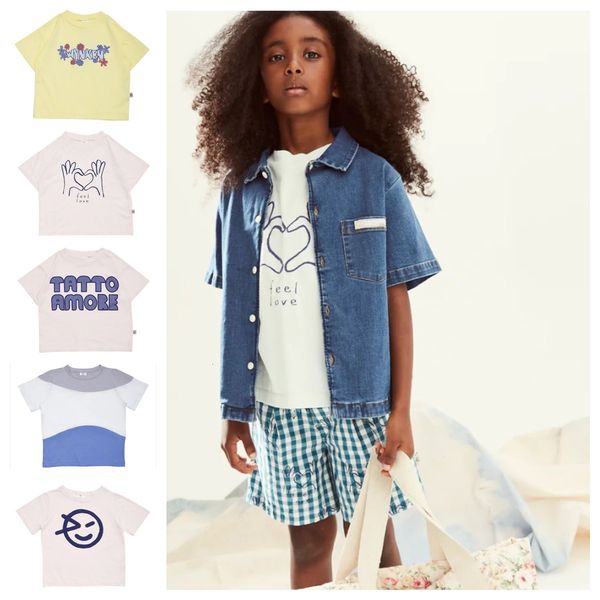 

clothing sets children's t shirt 2023 spring wyn series summer boys girls cotton printed short sleeve casual comfortable shorts 230630, White