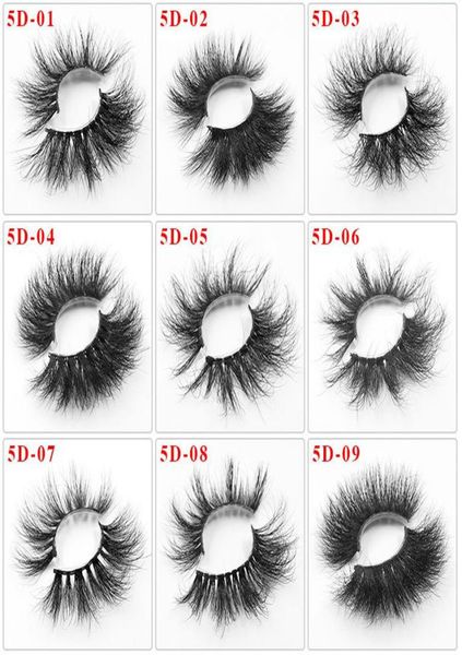 

5d personal use 25mm mink lashes handmade 36 styles eyelashes false thick long dramatic reusable eye lashes7102153