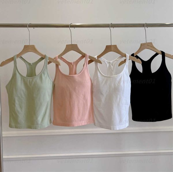 

tank woman summer swim wicking four-sided stretch womens i-beam fashion sports undershirt 4 color size s-l womens clothes 0607, White