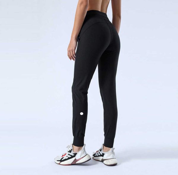 

ll women yoga ninth pants push fitness leggings soft high waist hip lift elastic casual jogging 7 colors l2079 absorbent and breathable