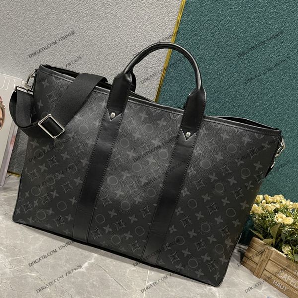 

23ss designers women leather onthego totes bags embossed flowers cross body shopping bag luxurys messenger ladies travel handbags pouch 43cm