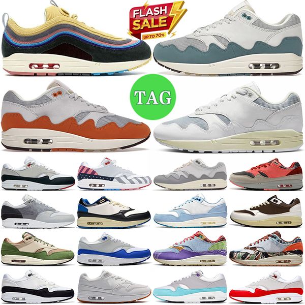 

2023 1 87 running shoes for men women pattas night maroon black noise aqua saturn gold bred daisy mens trainers outdoor sports sneakers walk