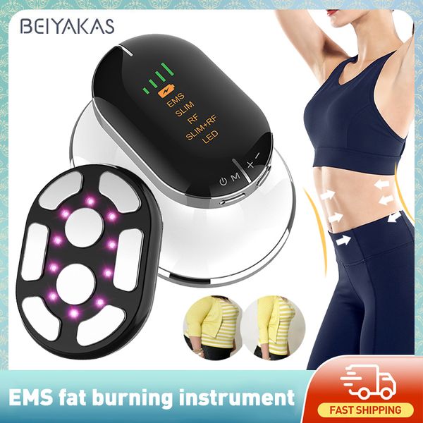 

home beauty instrument ems rf rf weight loss machine thin fat led p otherapy equipment massager 230701