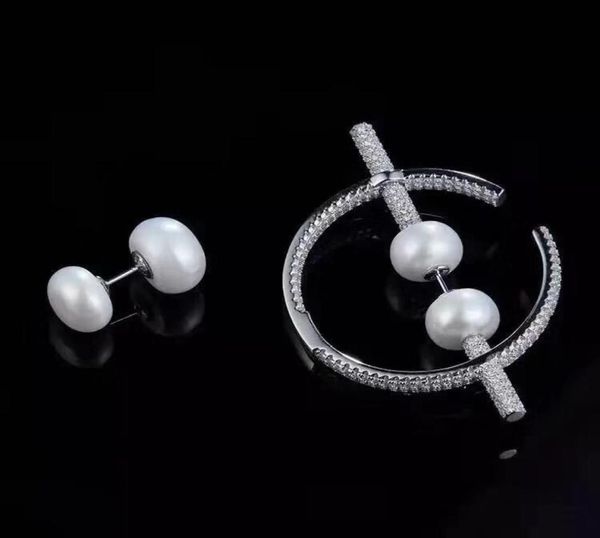 

fashion women039s sterling silver rhodiumplated full crystal zircon pave large round c hoop earrings big asymmetric earring n1565904