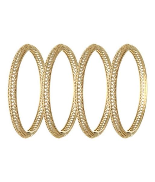

bangle simple style african dubai 4pcs openable cuff bracelets ethiopian gold color bangles for women men girls wedding jewelry4531911, Black