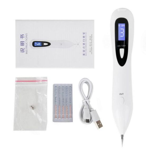

laser spot removal pen usb rechargeable type facial spot cleaner plasma pen for black mole removal beauty salon use dhl 9543987