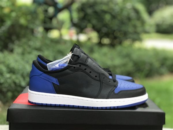 

mens shoes 1s low royal black varsity sail 705329-004 basketball shoe sports sneakers real leather color with og box