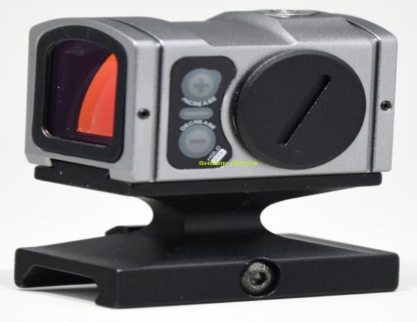

tactical scopes p2 mini 1x reflex red dot sight rifle optics scope with glock pistol and 20mm weaver picatinny mount base riflesco2765648