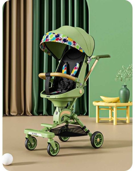 

baby stoller can lie and sit 0-3 years old high landscape light and foldable two-way baby stroller carry on travel stroller l230625