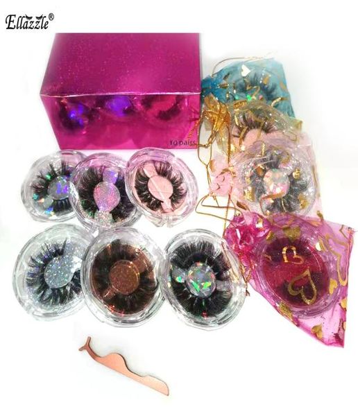 

25mm lashes 3d mink eyelashes set false eye lashes bulk whole makeup dramatic lash boxes packaging cases vendor 5d mink lash2826953