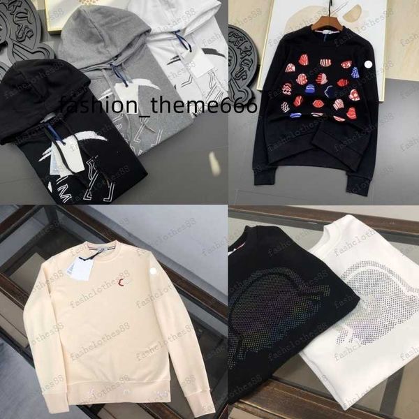 

hoodies mens sweatshirts designer sweater long sleeve tshirt men women sweatshirt embroidered hoodie pullover jacket, Black