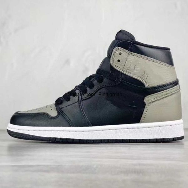 

shoes 1s high og tball obsidian royal toe black white rust pink unc tie dye chicago 1 men women trainers with boxesfb07, White;red