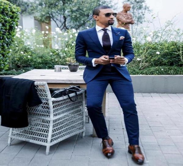 

blue wedding tuxedos for groom wear groomsmen man suit men039s suits bridegroom jacketpantsbow prom party custom made 1745714, Black;gray