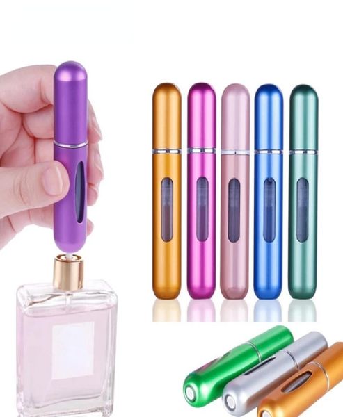 

5ml portable mini refillable perfume with spray scent pump empty cosmetic containers atomizer bottle for travel7688579