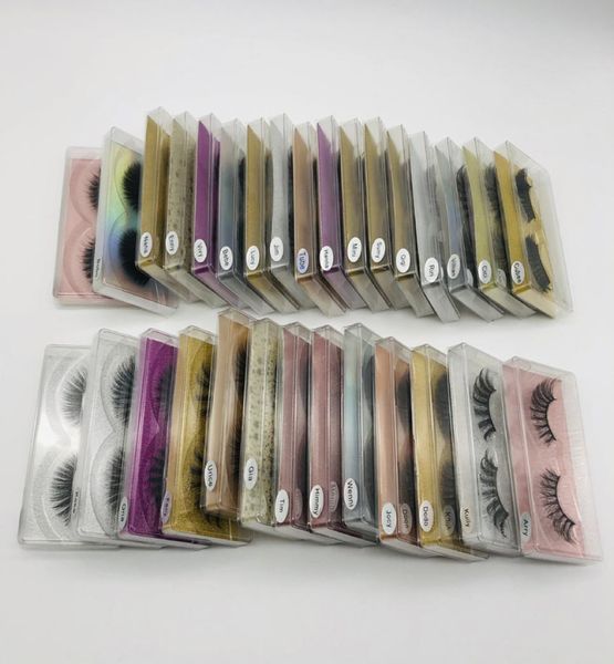 

new 30 pairs of fake eyelashes imitation mink hair suit natural eye tail elongated 3d eyelashes curled soft fine eyelashes2384406