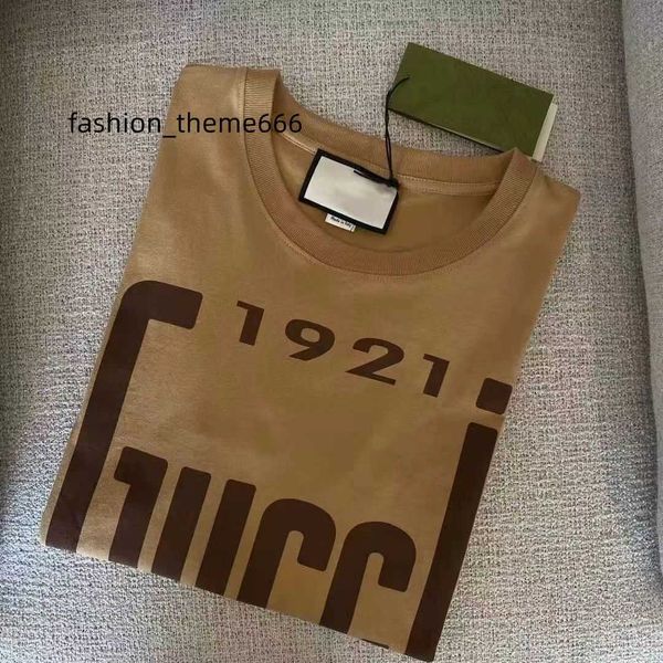 

2023 mens designers t shirt men women classic modern trend luxury goods with short sleeves breathable outdoor movement, White;black