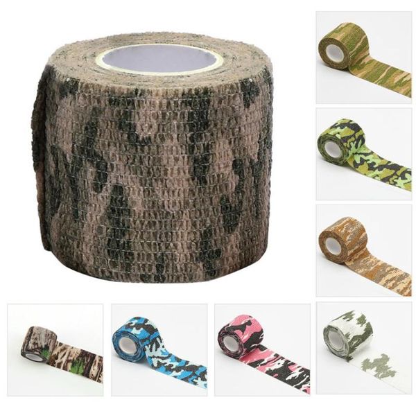 

elastic bandage outdoor waterproof camouflages nonwoven knee finger arm bandages sports protector 5cm x 45m1216504