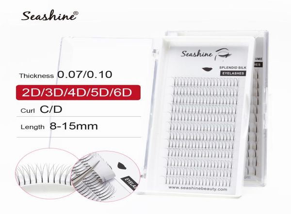 

long stem seashine premade volume fans 2d mink lashes eyelashes extension individual lashes false eyelashes makeup premade fans5063173
