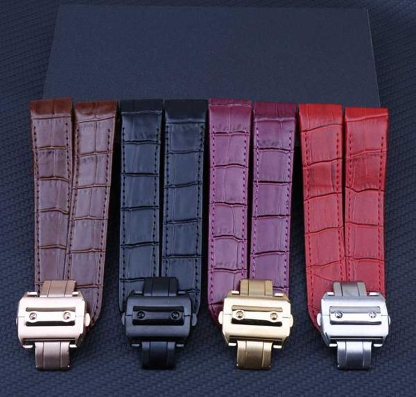 

leather strap men039s watch accessories for santos100 calf leather watch strap 20mm23mm sports waterproof bracelet ladies2007317, Black;brown