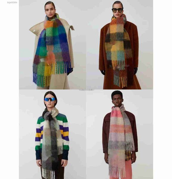 

scarves sacrf cashmere scarf blanket type colorful checkered tassel imitationnpij{category}w4iw11, Blue;gray