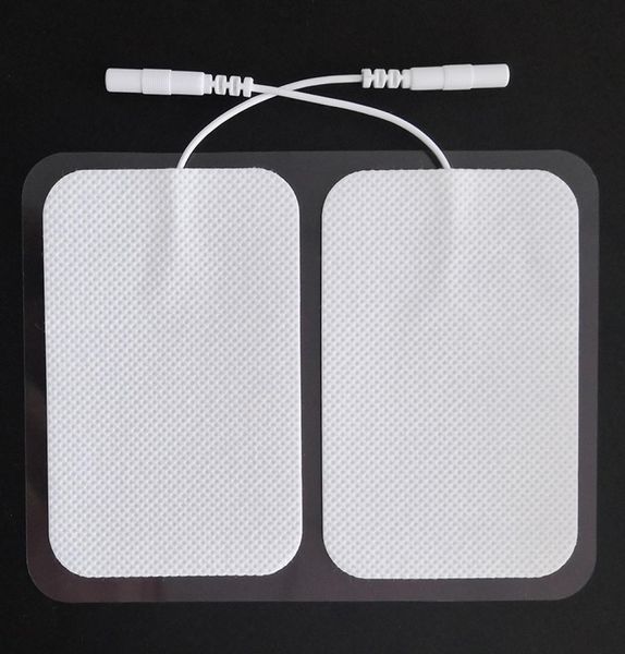 

tens unit adhesive electrode pads with plug 24inch35inch ems electric stimulator large pads 2pcs per pack7746695