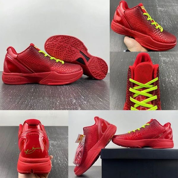 

basketball shoes 6s protro grinch reverse bright crimson black-electric green designer shoe outdoor sports traniners sneakers with original