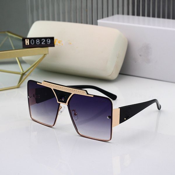 

designer sunglasses for women and men brand new metal sunglasses men's and women's fashion glasses modern series street ssunglasse, White;black