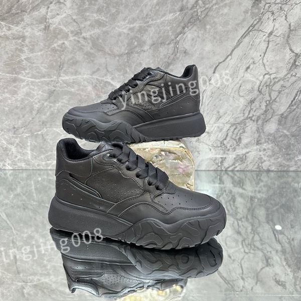 

new casual shoes women travel leather lace-up sneaker cowhide fashion trainers woman shoes flat lady sneakers size 35-46 xinshidai230405, Black