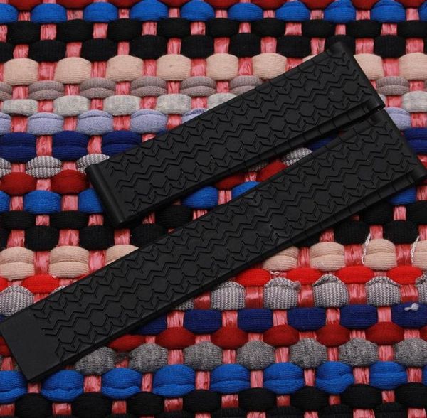 

applicable tag hao sports silicone belt calella 20mm natural rubber watch with accessories waterproof sweat 224956547, Black;brown