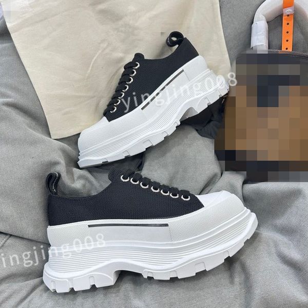 

new luxury popular casual-stylish sneakers shoes brushed leather men knit fabric runner runner trainers man sport shoe xinshidai230410, Black