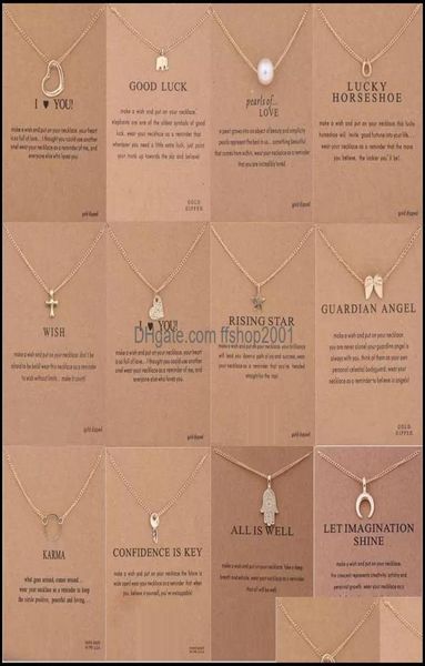 

pendant necklaces dogeared necklace with gift card elephant pearl love wings cross key zodiac sign compass lotus for women fashion5014977, Silver