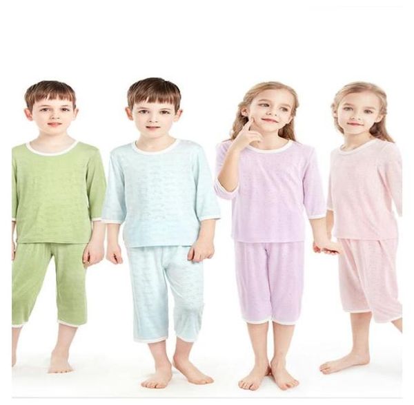 

sister and brother summer pajama family matching cool01235763319, Blue