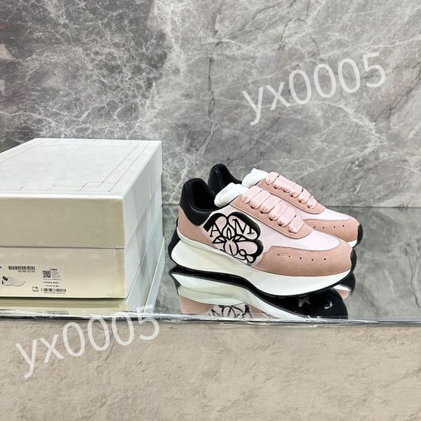 

designer flat sneaker casual shoes calfskin leather white letter overlays platform fashion sneakers size 35-46 xsd230404, Black