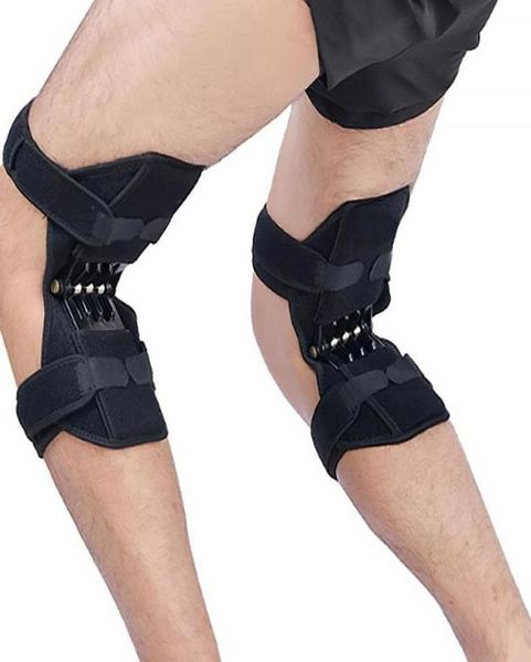 

sports kneepad knee protector joint support knee pads breathable nonslip power lift pads rebound spring force9323868, Black;gray
