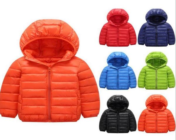 

brand children039s outerwear boy and girl winter warm hooded coat children cottonpadded down jacket kid jackets 412 years5906900, Blue;gray