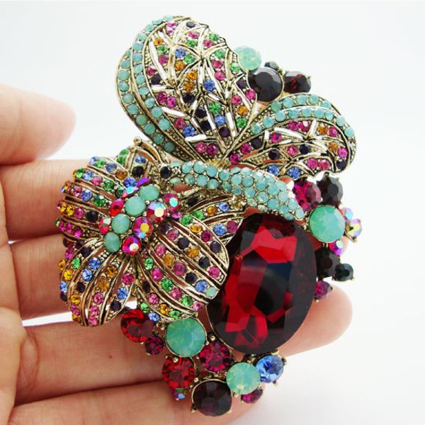 

pins brooches fashion crystal butterfly bee brooch pins pendant beautiful girl decorations 230630, Gray