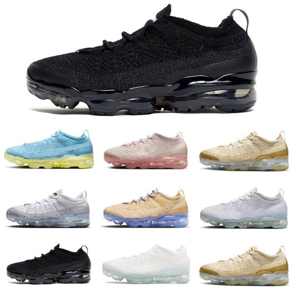 

2023 fly running shoes men women knit sneaker oatmeal tan pale vanilla white and pure platinum sail anthracite baltic blue mens trainers spo