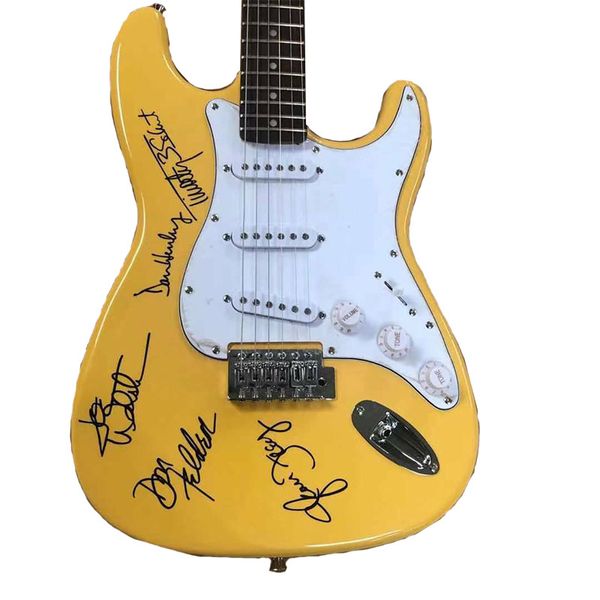 

guitar production plant custom made standard signed edition electric guitar